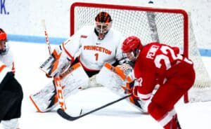 Princeton Mens hockey hosts Cornell on November 18, 2023.
